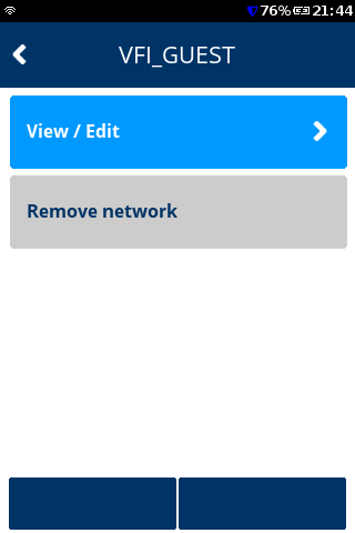 Network started with a green tick