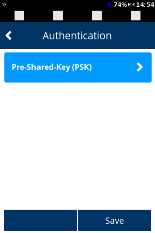 Add the selected network