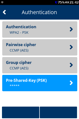 Authentication option